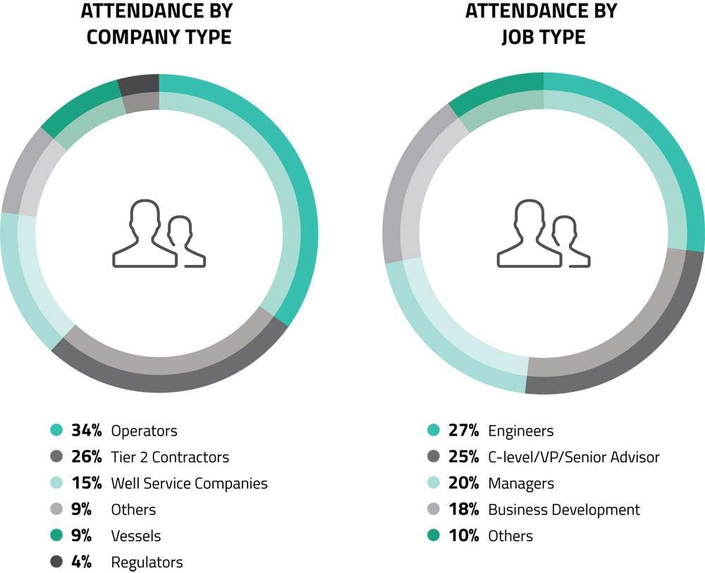 DDW Audience Breakdown Pie chart