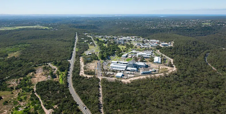 ANSTO Lucas Heights Aerial view facing north