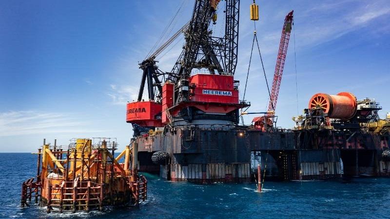 Balder on location at Morpeth. (Image Credit: Heerema Marine Contractors)