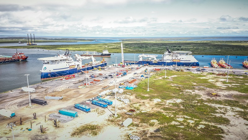 C Innovation Port Fourchon multi vessel docking facility