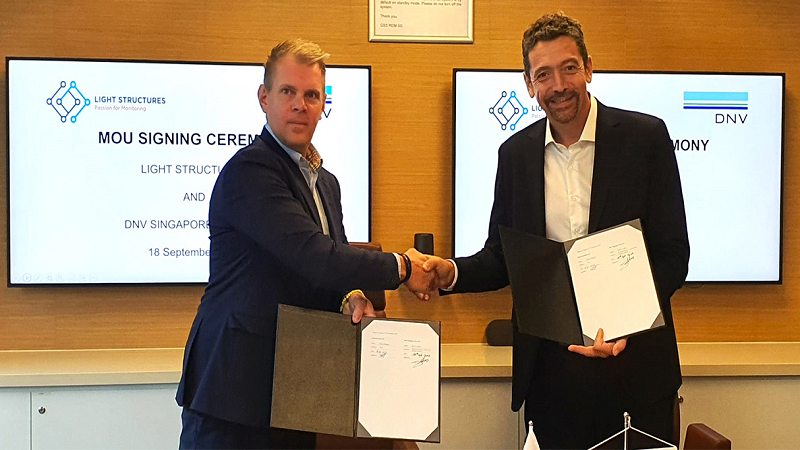 DNV Light Structures MoU digital twin