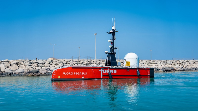 Fugro deploys unscrewed surface vessel to support Middle East decommissioning