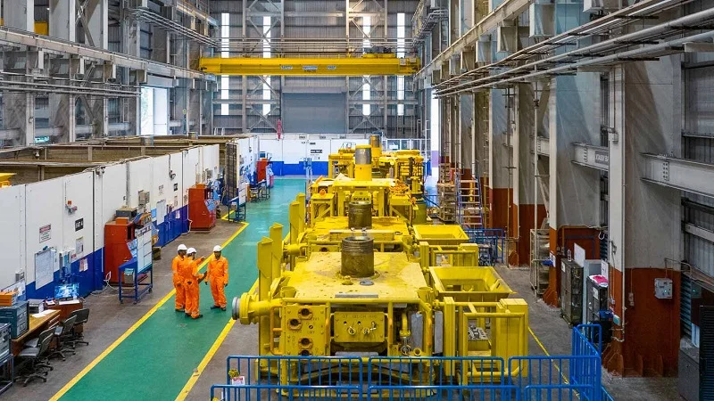 First production is targeted for 2028, with an estimated 70,000 barrels of oil per day. (Image source: SLB OneSubsea)
