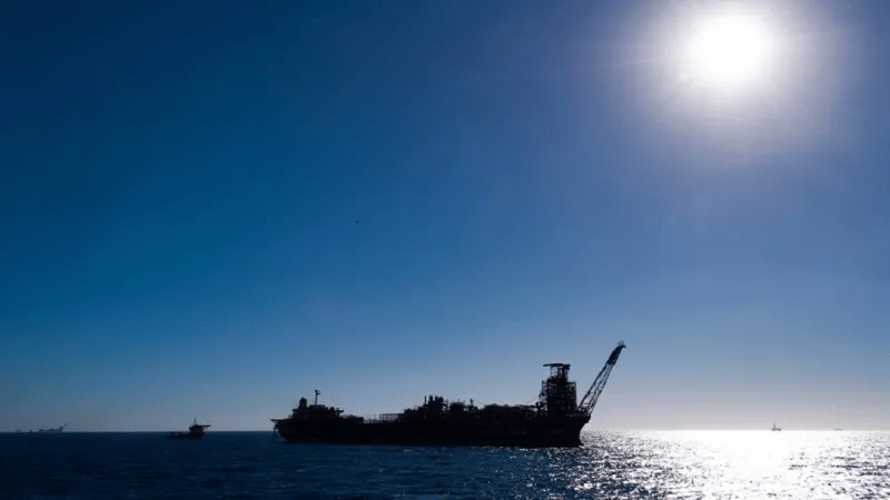 The Northern Endeavour is permanently moored moored between the Laminaria and Corallina oil fields after stopping production in 2019. (Image Source: DISER)