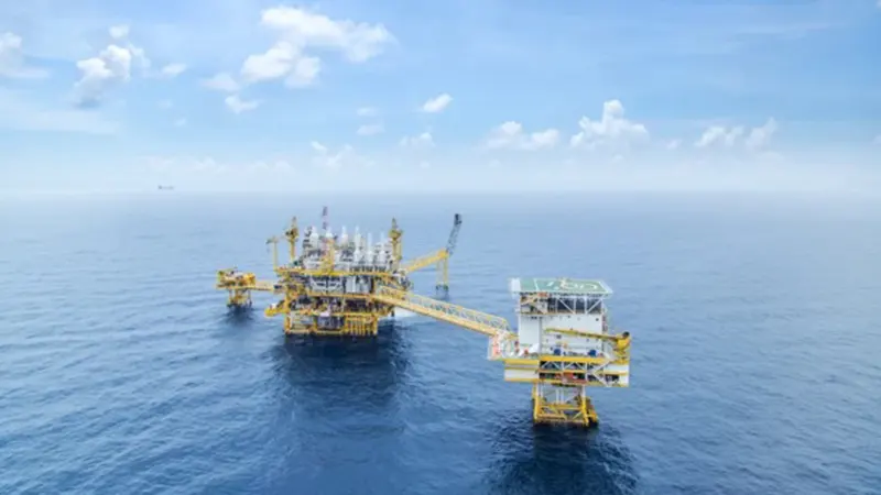 offshore oil rig Arthit Thailand CCS
