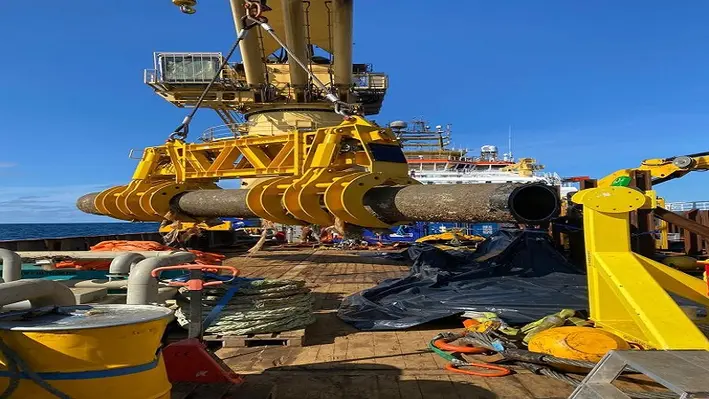 The C1-46 Chopsaw played a pivotal role in the subsea infrastructure decommissioning project. (Image source: Decom Engineering)