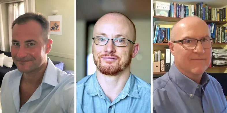 Edward Kerr, Kevin Robertson and David Charles. (Image Credit: DCT)