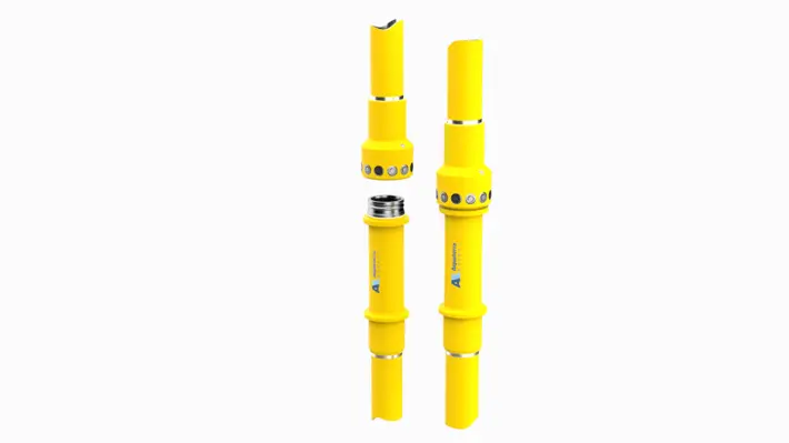 The Aquaterra Energy AQC CW riser is designed to withstand repeat make and breaks whilst offering a gas tight metal to metal seal. (Image Credit: Aquaterra)