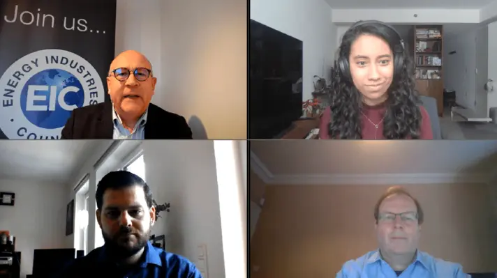 Stuart Broadley, Stephanie Díaz, Benjamin Sokolowski and Stephen Ashley at UDT 2021. (Image Credit: Offshore Network)