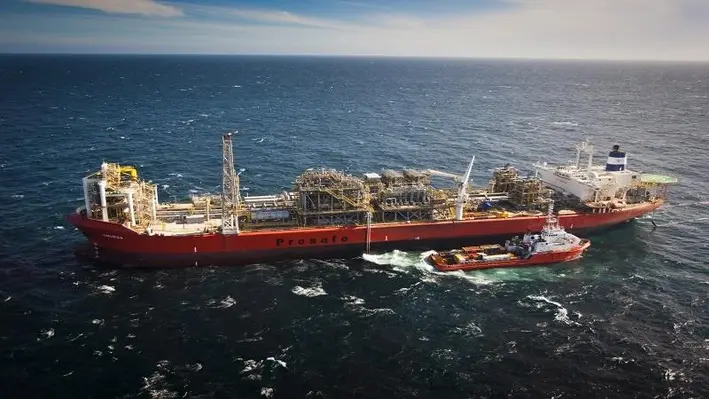 The FPSO Umuroa moored over the Tui field. (Image Credit: New Zealand Government, Ministry of Business, Innovation and Employment)