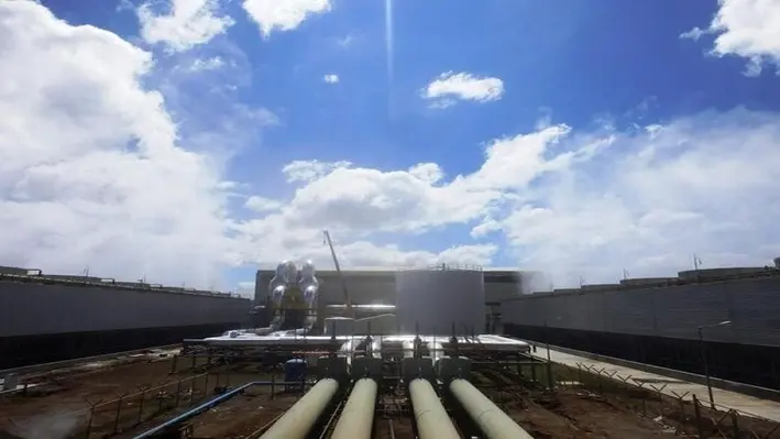 Olkaria I has been in commercial operation by the Kenya Electricity Generating Company PLC since 1981. (Image source: Toshiba ESS)